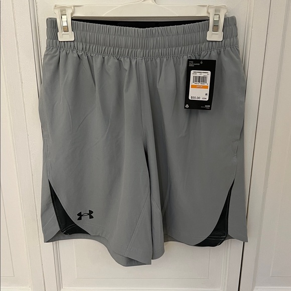 Under Armour Light Gray Training Shorts - Picture 1 of 5